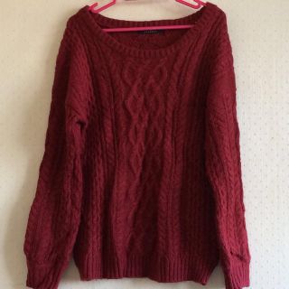 ページボーイ(PAGEBOY)のページボーイ 鍵編みニット 美品(ニット/セーター)