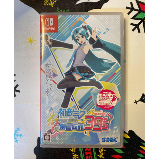 Nintendo Switch(ニンテンドースイッチ)の初音ミクprojectDIVAMEGA39 NintendoSwitch エンタメ/ホビーのゲームソフト/ゲーム機本体(家庭用ゲームソフト)の商品写真