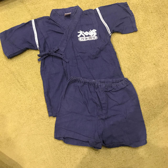 甚平　100 男の子 キッズ/ベビー/マタニティのキッズ服男の子用(90cm~)(甚平/浴衣)の商品写真