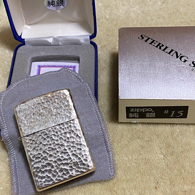 ZIPPO(ジッポー)のZIPPO スターリングシルバー ( ZIPPO/DUPONTなど4点SET ) メンズのファッション小物(タバコグッズ)の商品写真