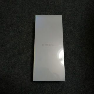 アンドロイド(ANDROID)の【新品未開封】OPPO Reno A  64GB SIMフリー　ブルー(スマートフォン本体)