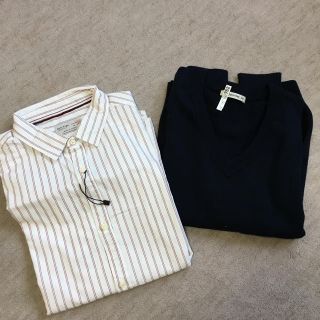 ザラキッズ(ZARA KIDS)の入学式 冠婚葬祭 フォーマル シャツ ニット トップス2点セット 150(ブラウス)