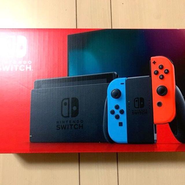 迅速発送♪新品未使用 任天堂 新型Switch スイッチ ネオンブルー ...