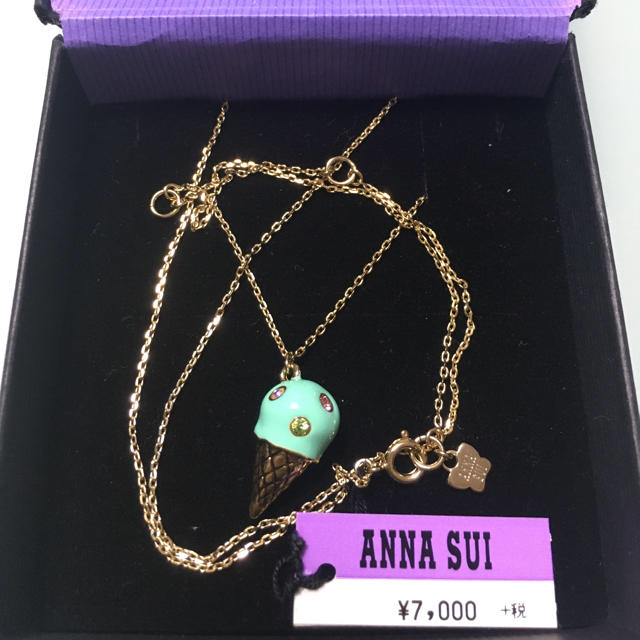 ANNA SUI(アナスイ)のANNA SUI アナスイ ネックレス　ペンダント　アイスクリーム　未使用タグ付 レディースのアクセサリー(ネックレス)の商品写真