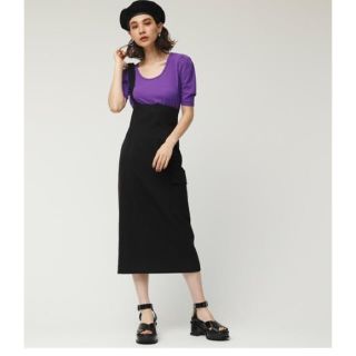 スライ(SLY)のSLY ONE SHOULDER JUMPER SKIRT(ロングスカート)