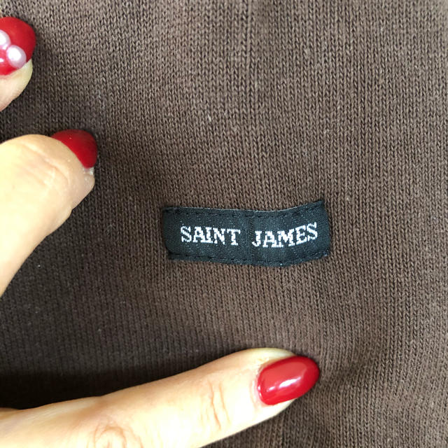 SAINT JAMES(セントジェームス)のセントジェームズ　ウェッソン　ブラウン　カットソー レディースのトップス(カットソー(長袖/七分))の商品写真