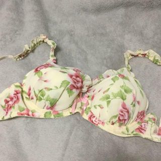 ニッセン(ニッセン)の【未使用品】花柄ブラジャー(ブラ)