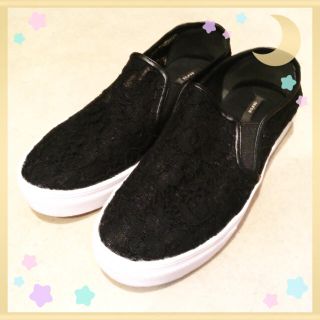 ランダ(RANDA)のレース♡スリッポン♡(スリッポン/モカシン)