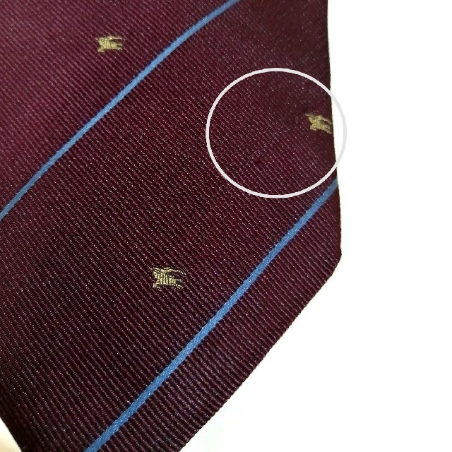 BURBERRY(バーバリー)のバーバリー ネクタイ ロゴストライプ ハイブランド メンズのファッション小物(ネクタイ)の商品写真