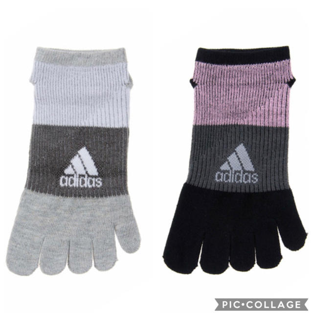 adidas(アディダス)の新品★レディース★アディダス×福助★五本指★5本指ソックス★靴下★4足セット レディースのレッグウェア(ソックス)の商品写真