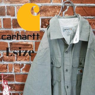 カーハート(carhartt)の【グレー】【ビッグサイズ】カーハート☆ダブルフラップポケット シャツ(シャツ)
