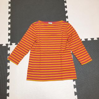 マリメッコ(marimekko)のマリメッコ　ボーダーカットソー(カットソー(長袖/七分))