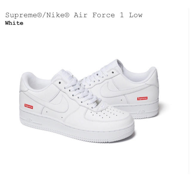 Supreme / Nike Air Force 1 Low 27cm