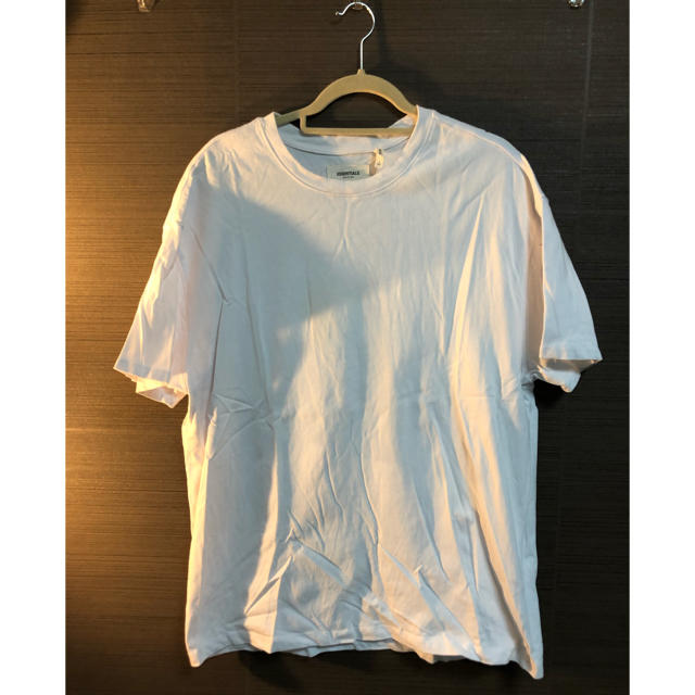 FEAR OF GOD ESSENTIALS 2023SS SS Tee Off Black エッセンシャルズ ショートスリーブTシャツ オフブラック 半袖カットソー シリコンロゴ オリーブブラック サイズXL【230324】【新古品】【me04】