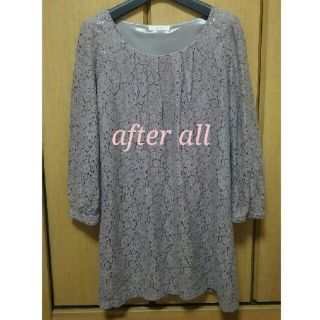 インデックス(INDEX)の【美品】after all♡総レースワンピース(ひざ丈ワンピース)