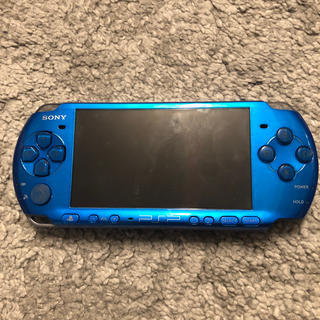 プレイステーションポータブル(PlayStation Portable)のとしや様　専用激安　PSP3000 ブルー　本体のみ(携帯用ゲーム機本体)