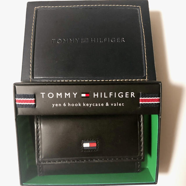 TOMMY HILFIGER(トミーヒルフィガー)のトミーヒルフィガー キーケース　ブラック　6連フック メンズのファッション小物(キーケース)の商品写真