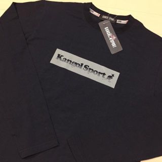 カンゴール(KANGOL)の新品　紺色　ＸＬ　KANGOL　カンゴール　コットン100％　BOXロゴ　ロンＴ(Tシャツ/カットソー(七分/長袖))