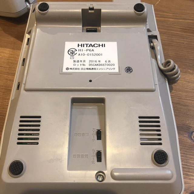HITACHI製 2台オフィス用単体電話 HI-P6A 内線電話 HITACHI製 2台オフィス用単体電話 HI-P6A 内線電話