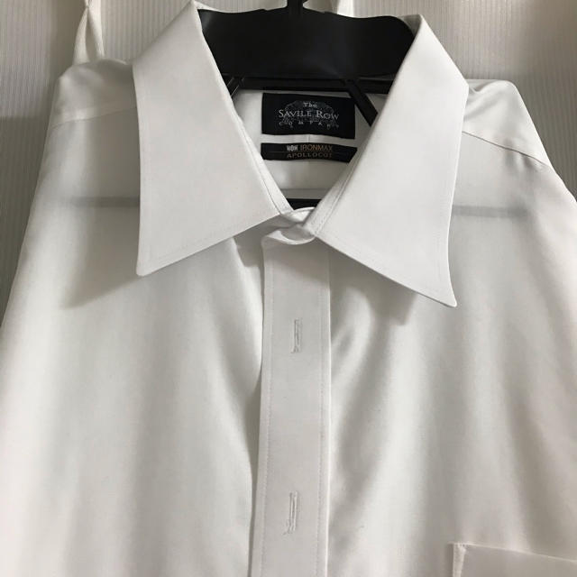 Savile Row(セヴィルロウ)の定価7000円　白無地ビジネスワイシャツ 長袖47-82 メンズのトップス(シャツ)の商品写真