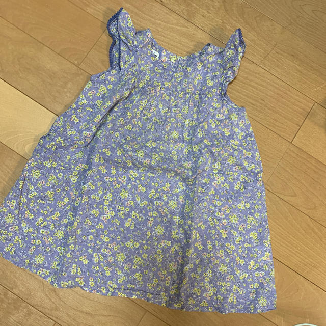 t/mini(ターカーミニ)のターカーミニ　花柄ワンピース　100 キッズ/ベビー/マタニティのキッズ服女の子用(90cm~)(ワンピース)の商品写真