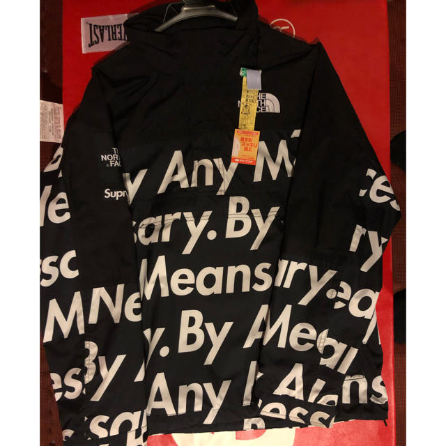 最新エルメス Supreme 15FW M 文字ノース face north supreme 国内正規品 - マウンテンパーカー