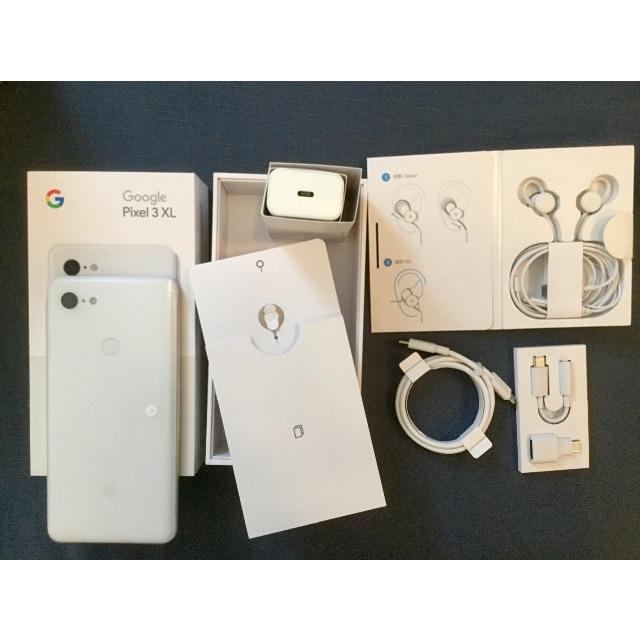 未使用新品 Google Pixel 3 XL 128GB 白 SIMフリースマートフォン/携帯電話