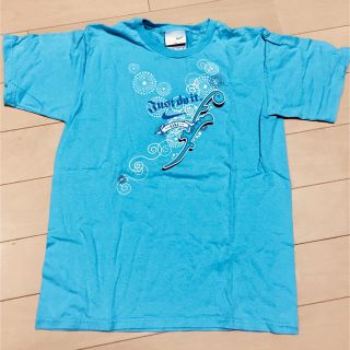 ナイキ(NIKE)のNIKE ナイキ Tシャツ ブルー M(10-12)(Tシャツ/カットソー)