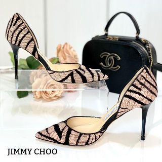 ジミーチュウ(JIMMY CHOO)の1428 美品 ジミーチュウ レース パンプス(ハイヒール/パンプス)