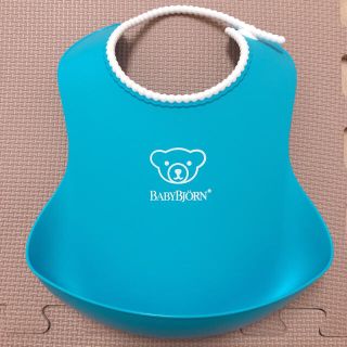 ベビービョルン(BABYBJORN)ののらねこヤマト様専用！ベビービョルン　お食事スタイ　ターコイズ　セット(お食事エプロン)