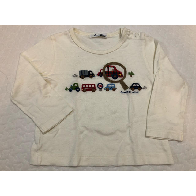 familiar(ファミリア)のファミリア　Ｔシャツ　ロンＴ　カットソー　トップス　長袖　90 キッズ/ベビー/マタニティのキッズ服男の子用(90cm~)(Tシャツ/カットソー)の商品写真