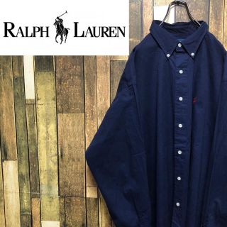 ラルフローレン(Ralph Lauren)の【激レア】ラルフローレン☆ワンポイント刺繍ロゴBDビッグチノシャツ 90s(シャツ)