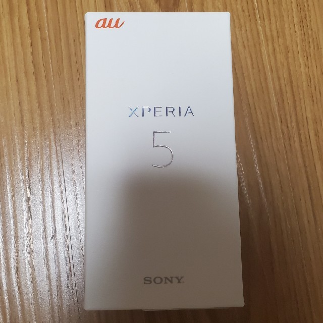 Xperia(エクスペリア)のxperia5　グレー　 simロック解除済み端末　SIMフリー状態 スマホ/家電/カメラのスマートフォン/携帯電話(スマートフォン本体)の商品写真