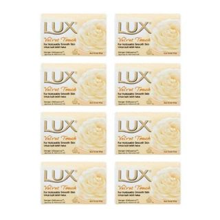 ラックス(LUX)の【新品】ラックス“8個セット”ベルベットタッチ／ホワイト LUX 石鹸(ボディソープ/石鹸)