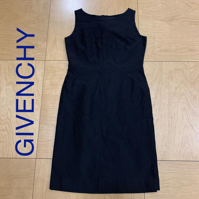 GIVENCHY(ジバンシィ)の高級 GIVENCHY レディース 40 ワンピース ブラック ジバンシイ レディースのワンピース(ロングワンピース/マキシワンピース)の商品写真