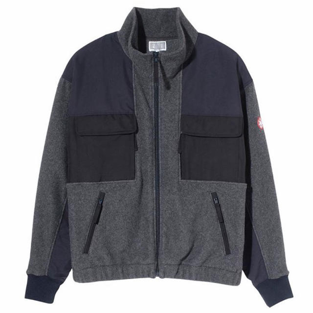 c.e fleece zip up フリースミリタリージャケット - www.glycoala.com