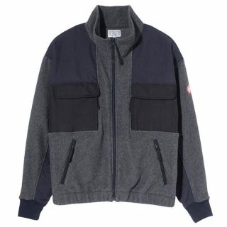 c.e fleece zip up フリースミリタリージャケット(ブルゾン)