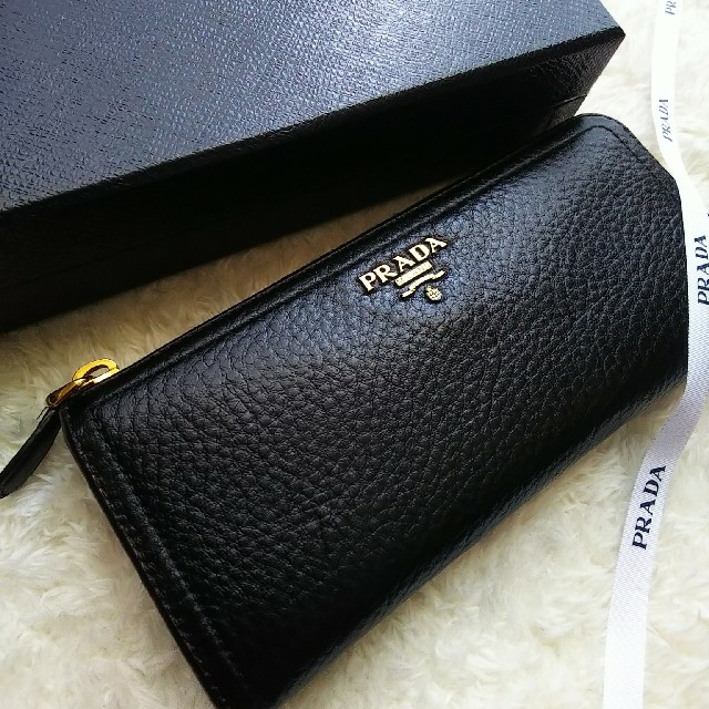 アウトレット通販売 - 【良品✨】prada プラダ 長財布 L字ファスナー