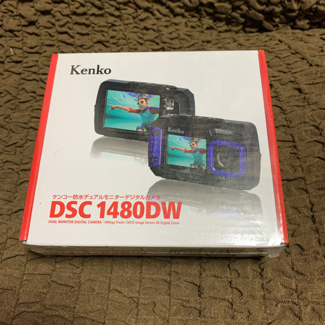 Kenko 防水デジタルカメラ DSC1480DW 防水 1.5m耐落下衝撃デジカメ