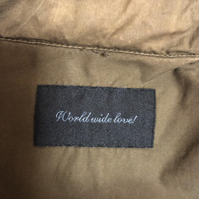WORLD WIDE LOVE!(ワールドワイドラブ)のミリタリージャケット　ワールドワイドラブ メンズのジャケット/アウター(ミリタリージャケット)の商品写真