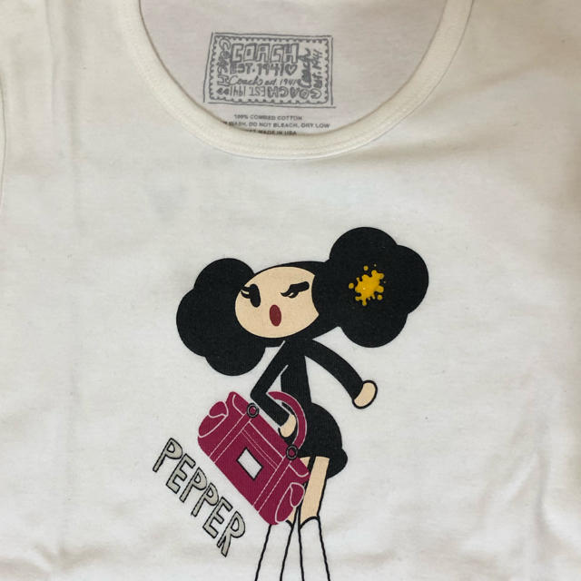 COACH(コーチ)の【美品】COACH Tシャツ レディースのトップス(Tシャツ(半袖/袖なし))の商品写真