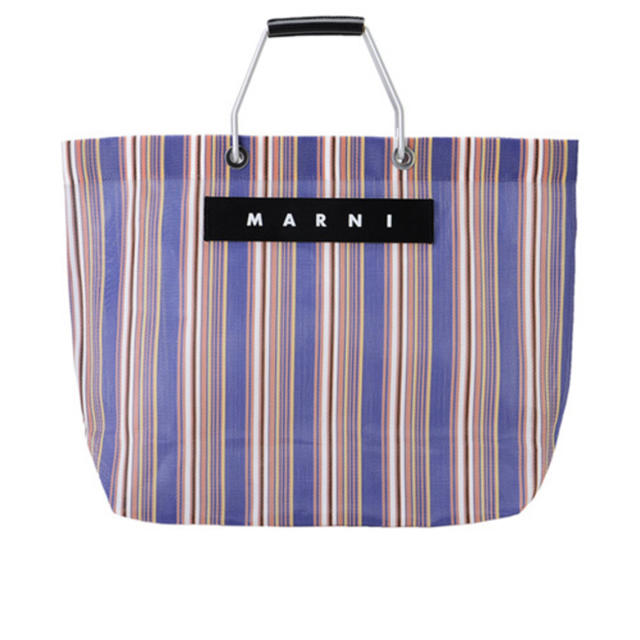 【新品】MARNI フラワーカフェ ストライプバッグ