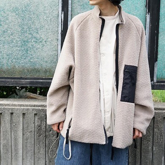 SUNSEA(サンシー)のessay レトロカーディガン　フリース　ジャケット 18aw  パタゴニア メンズのジャケット/アウター(ブルゾン)の商品写真