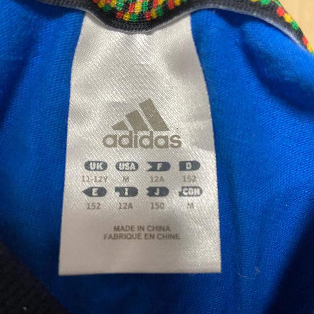 adidas(アディダス)のadidas 青 タンクトップ キッズ/ベビー/マタニティのキッズ服男の子用(90cm~)(Tシャツ/カットソー)の商品写真