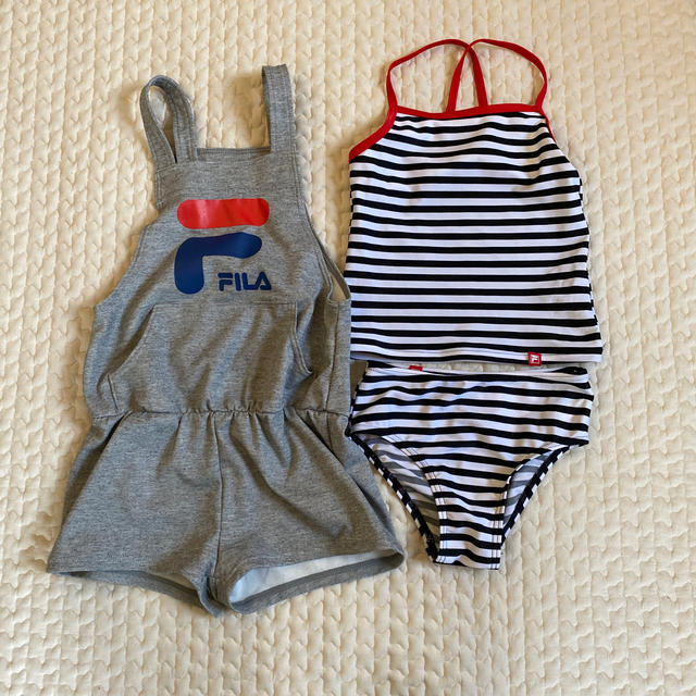 FILA(フィラ)の【FILA】水着セット　120 キッズ/ベビー/マタニティのキッズ服女の子用(90cm~)(水着)の商品写真