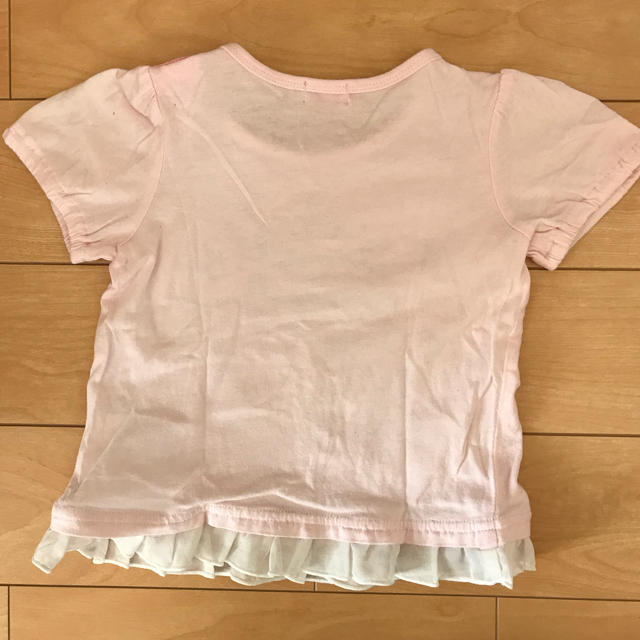 e.a.B(エーアーベー)のe.a.B kiss drop Tシャツ 90㎝ ピンク キッズ/ベビー/マタニティのキッズ服女の子用(90cm~)(Tシャツ/カットソー)の商品写真