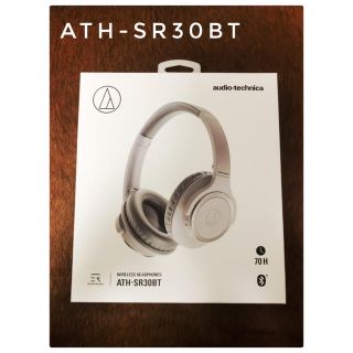 オーディオテクニカ(audio-technica)のaudio−technica ATH-SR30BT グレー(ヘッドフォン/イヤフォン)