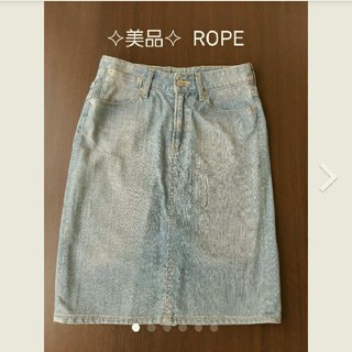 ロペ(ROPE’)の✧美品✧ROPE デニムスカート(ひざ丈スカート)