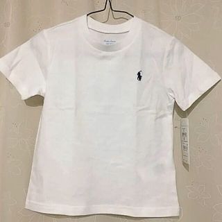 ポロラルフローレン(POLO RALPH LAUREN)の新品 ❤️ ラルフローレン シンプル 白 Tシャツ 90サイズ 24M(Tシャツ/カットソー)