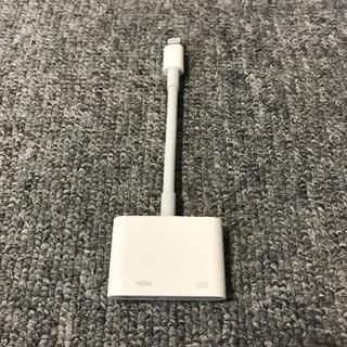 アップル(Apple)のApple純正 Lightning HDMI変換ケーブル(映像用ケーブル)